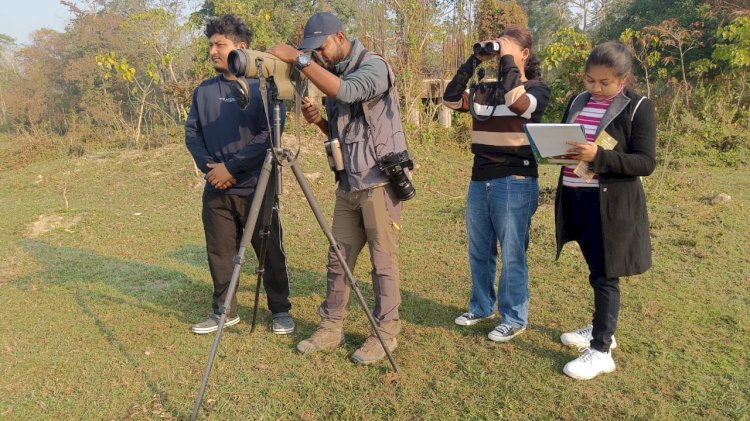 কাজিৰঙাৰ পঞ্চম পক্ষী গণনা আৰু পক্ষী উৎসৱ : পক্ষী গণনাত কাজিৰঙাত বিৰল প্ৰজাতিৰ পক্ষী আৰু প্ৰাণীৰ উপস্থিতিৰ তথ্য লাভ গণনাকাৰী দলৰ  :