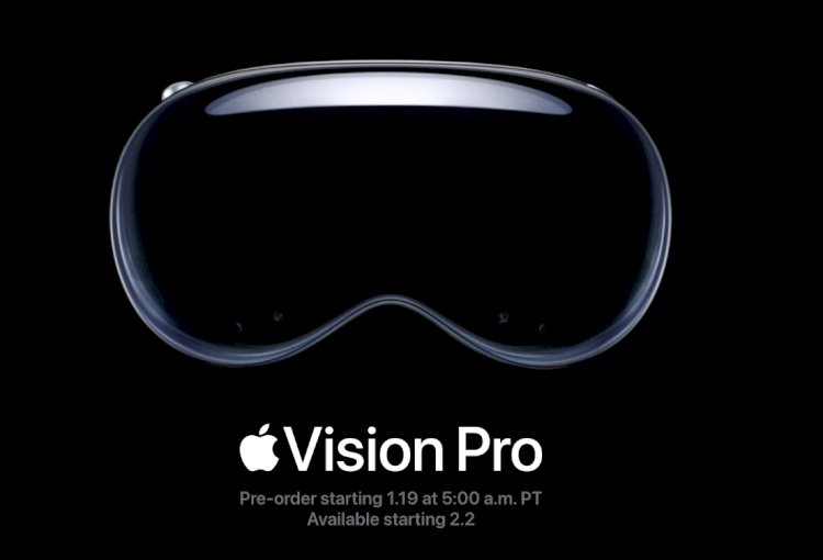 Pre booking for  Apple Vision Pro Headset : Scheduled for release on February 2