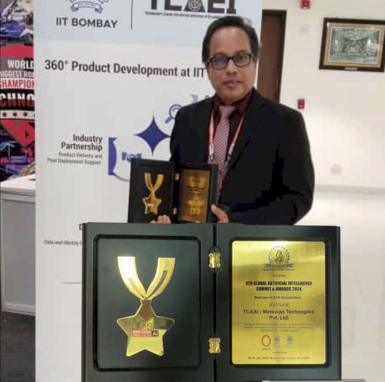 কৃত্ৰিম বুদ্ধিমত্তাত দেখুৱা পাৰ্দশিতা আৰু উদ্ভাৱনী কৌশলৰ বাবে অনুপম শইকীয়া আৰু তেওঁৰ মেটভিয়ান টেকন'লজি প্ৰাইভেট লিমিটেডলৈ আন্তৰাষ্ট্ৰীয় গেইচা বঁটা ২০২৪ : দিল্লীত অনুষ্ঠিত চতুৰ্থ গ্ল’ৱেল এ আই চুমিটৰ বিশেষ অনুষ্ঠানত এই বঁটা গ্ৰহন কৰে অনুপম শইকীয়াই  :