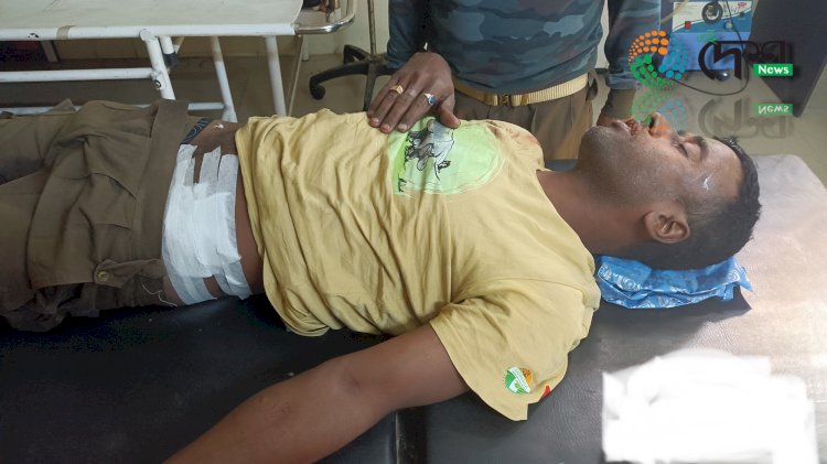 কাজিৰঙাৰ ৰাষ্ট্ৰীয় উদ্যানৰ অগৰাতলি বনাঞ্চলত ম'হৰ আক্ৰমনত এজন বনকৰ্মী আহত :  বনকৰ্মীৰ গুলীত ম'হৰ মৃত্যু  :