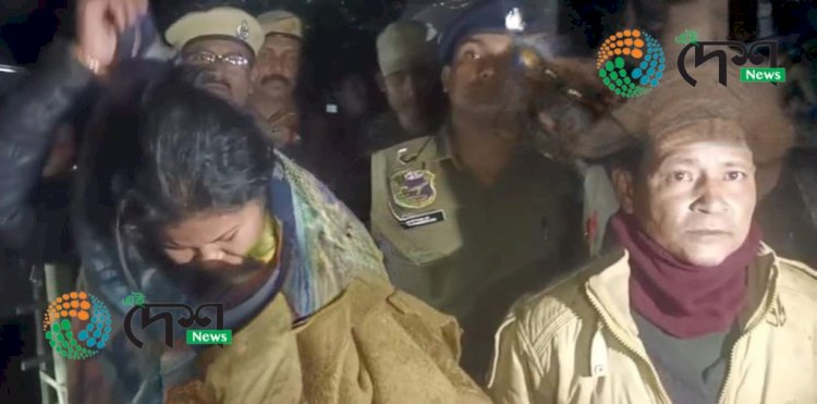 নুমলীগড় লৱনঘাটৰ পৰা পত্নীসহ চোৰাংচিকাৰীক আটক  : গঁড়ৰ দেহাংশ উদ্ধাৰ :