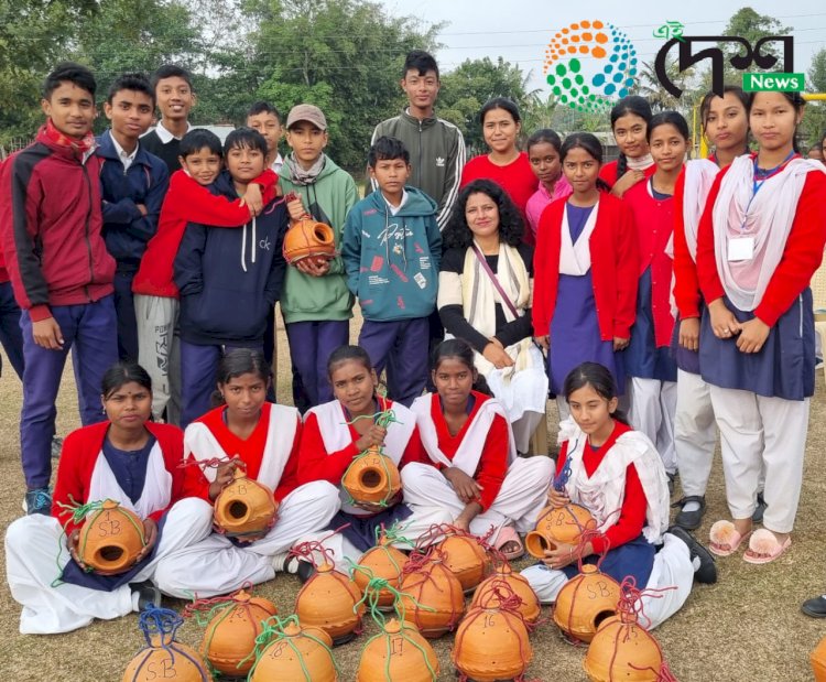 গিৰিমল্লিকা শইকীয়াইৰ নেতৃত্বত চৰাই বান্ধৱ নামৰ গোটৰ উদ্যোগত বনগাওঁৰ চ'লা উচ্চ মাধ্যমিক বিদ্যালয়ত চৰাইৰ বাবে  কৃত্ৰিম বাহ সংস্থাপন :