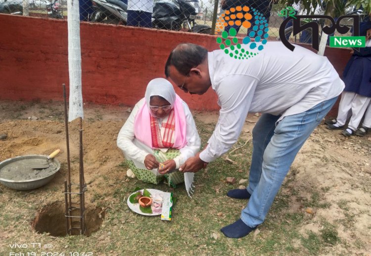 নুমলীগড় উচ্চতৰ মাধ্যমিক বিদ্যালয়ৰ প্ৰতিষ্ঠাপক শিক্ষক জয়নাল আবেদিনৰ নামত হীৰক জয়ন্তী স্মাৰকৰ শিলান্যাস  :