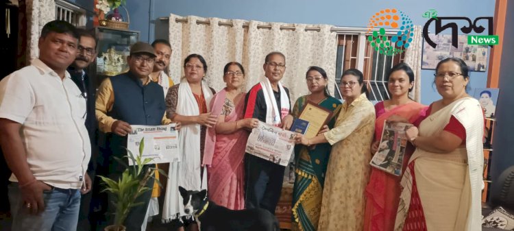 বোকাখাতত আলোকপ্ৰভঞ্জন ৱেলফেয়াৰ চ’চাইটিৰ উদ্যোগত এলানি সম্বৰ্ধনা কাৰ্যসূচী : সমাজলৈ অৱদান আগবঢ়োৱা লোকক সম্বৰ্ধনা :