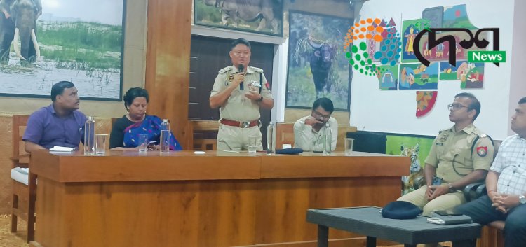 বানপানীক লৈ কাজিৰঙা ৰাষ্ট্ৰীয় উদ্যানত সভা : বন বিভাগ, আৰক্ষী, জিলা প্ৰশাসন আৰু বিভিন্ন দল সংগঠনৰ প্ৰতিনিধিৰ অংশ গ্ৰহন  :