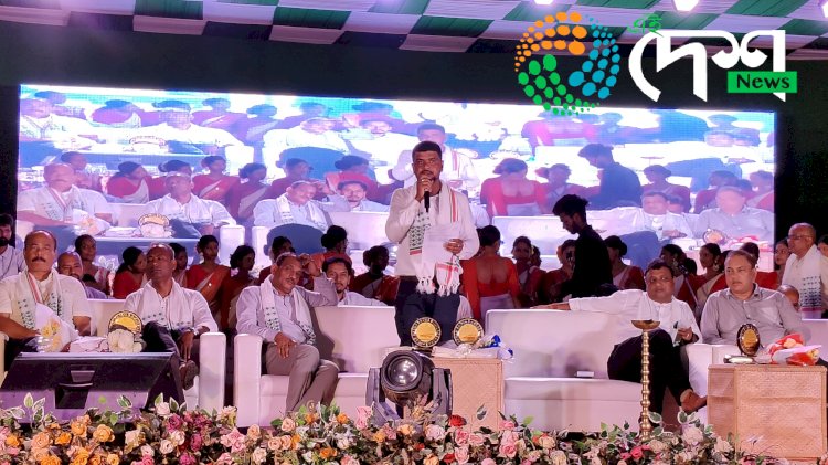 বোকাখাতত অসম চাহ জনজাতি ছাত্র সন্থাৰ গোলাঘাট জিলা সমিতিৰ অষ্টম দ্বি-বার্ষিক অধিবেশন : বৰ্নাঢ্য সাংস্কৃতিক সন্ধ্যা  :