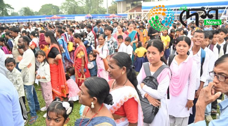 বোকাখাতত শুশ্রূষা সেতু শীৰ্ষক বিশেষ স্বাস্থ্য শিৱিৰ : ২৪ গৰাকী চিকিৎসকে পৰীক্ষা কৰিলে ৫ সহস্ৰাধিক লোকৰ স্বাস্থ্য :